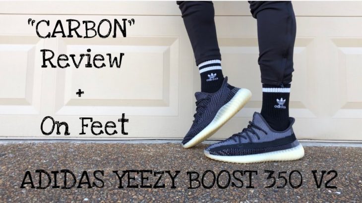 ADIDAS YEEZY BOOST 350 V2 “CARBON” REVIEW & ON FEET