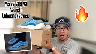 ANOTHER YEEZY WITH NO LACING?! Yeezy 700 V3 Azareth Unboxing + Review & Resell