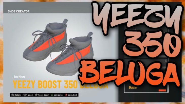 HOW TO MAKE Yeezy Boost 350 V2 “Beluga” IN NBA 2K21! NBA 2K21 Shoe Creator