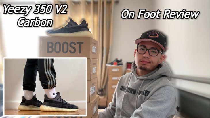 MOST HYPED YEEZY OF THE YEAR?! Yeezy 350 V2 Carbon Unboxing & On-Foot Review + Resell Prediction