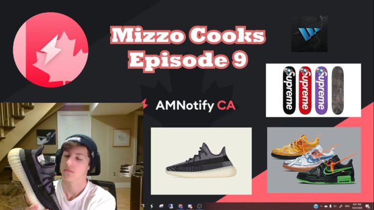 Mizzo Cooks Ep9 – Off-White Nike Dunk, Supreme Smurfs, Yeezy Carbon Cookout, and more! Bot Live Cop