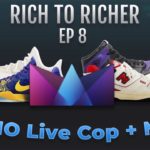 REAIO LIVE COP!! Rich To Richer Ep 8 (Yeezy Natural, Kobe 5 Rings, Jordan 1 Court Purple, Aime Leon)