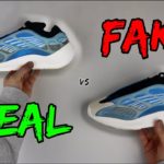 REAL VS FAKE! ADIDAS YEEZY 700 V3 ARZARETH COMPARISON! (THESE GLOW!)