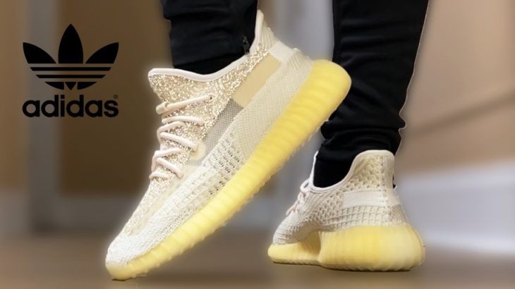 TOO MUCH Yellow? Adidas YEEZY 350 Natural ON FEET!