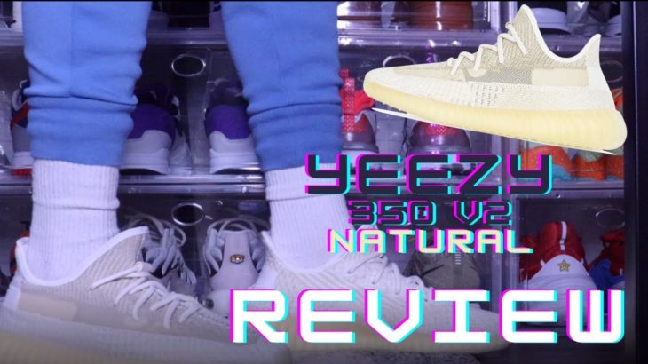 Unboxing and On Foot Review of *NEW* YEEZY 350 V2 NATURAL