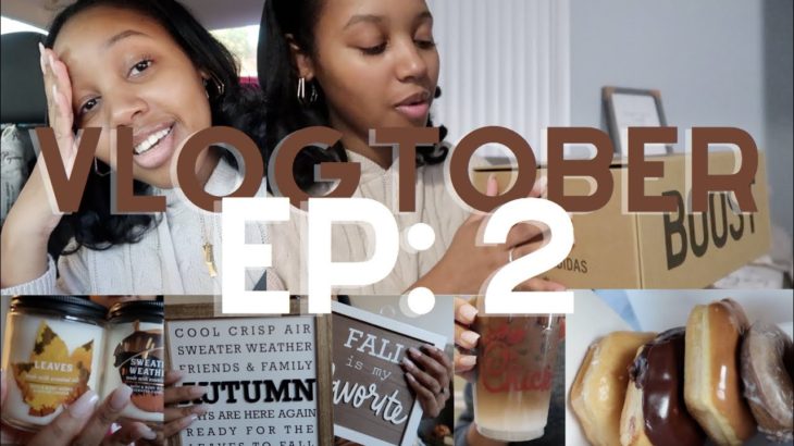 VLOGTOBER EP 2: Fall Decor Haul, Yeezy Boost 350 Carbon, Bath & Body Works Fall Candles + More!🍁🍂