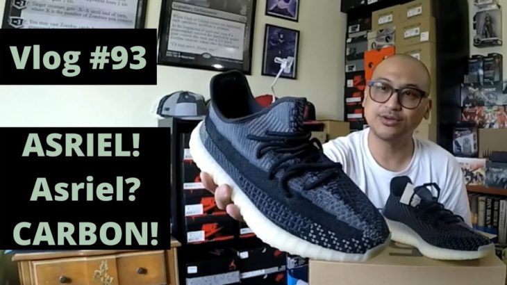 Vlog # 93 – Got Another W // Asriel. ASRIEL? Asriel? Oh, CARBON! /adidas Yeezy Boost 350 V2 “Carbon”