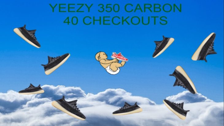 YEEZY 350 CARBON LIVE COP! 40 CHECKOUTS WITH NEW WHATBOT 1.0 ALPHA AND MEKAIO!!