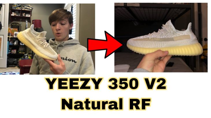YEEZY 350 V2 ‘Natural Reflective’ In hand Unboxing and Review!