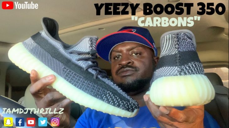 YEEZY BOOST 350 “CARBONS” SHOE REVIEW!!