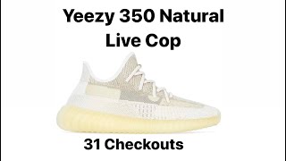 Yeezy 350 Natural Live Cop