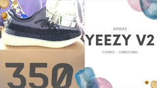 Yeezy boost 350 v2 Carbon Unboxing & Review with chef jhay