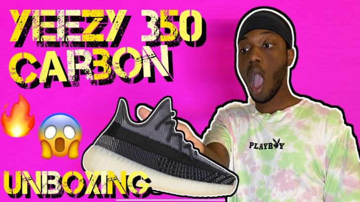 yeezy 350 boost carbon unboxing
