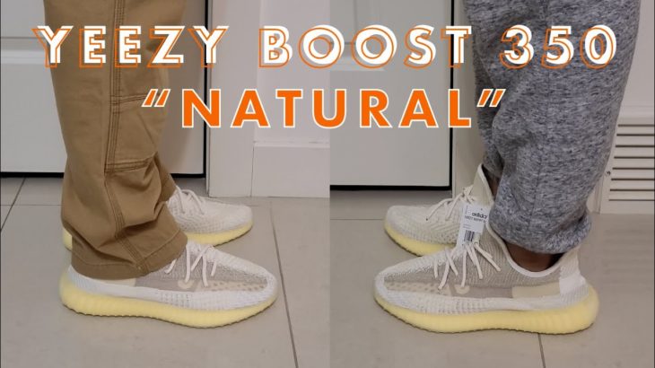 요놈 예쁘네😍 아디다스 이지 부스트 350 V2 “내추럴” 착샷! / Adidas Yeezy Boost 350 V2 “Natural” On-Feet