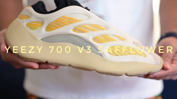 ADIDAS YEEZY 700 V3 SAFFLOWER REVIEW AND ON FEET!
