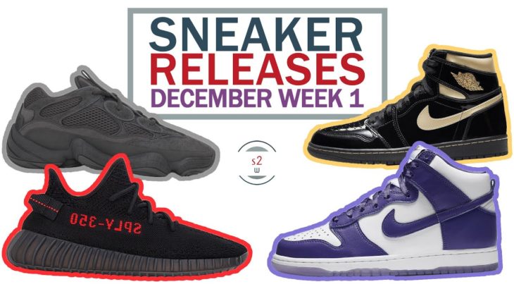 December 2020 Sneaker Releases Week 1 || YEEZY RESTOCK!!! Yeezy 350 V2 BRED & Yeezy 500 BLACK