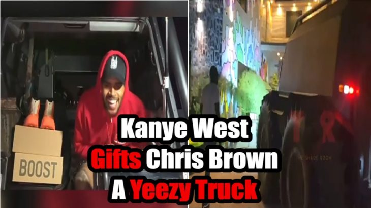 Kanye West Gifts Chris Brown A Yeezy Truck