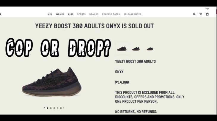 Should you buy Adidas YEEZY 380 ONYX RELEASE DAY REVIEW