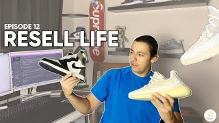 YEEZY 350 NATURAL/ SUPREME TNF LIVE COP-RESELLING VLOG- Resell Life Ep.12