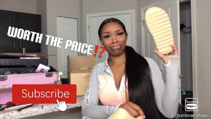 YEEZY SLIDES DESERT SAND UNBOXING REVIEW FROM GOAT  IS IT WORTH IT🤔