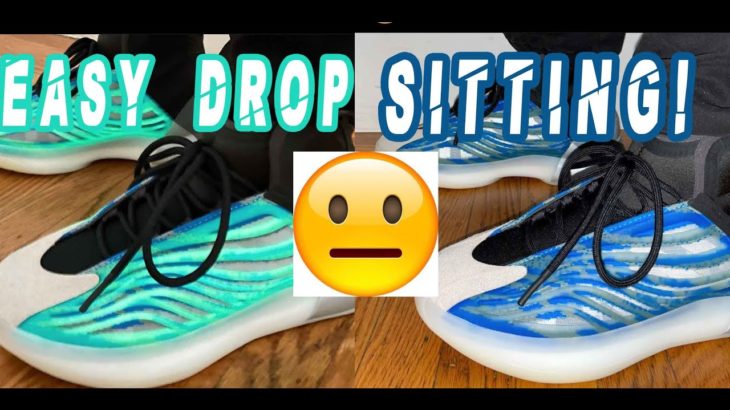 Adidas YEEZY QNTM FROZEN BLUE BASKETBALL RELEASE DAY REVIEW