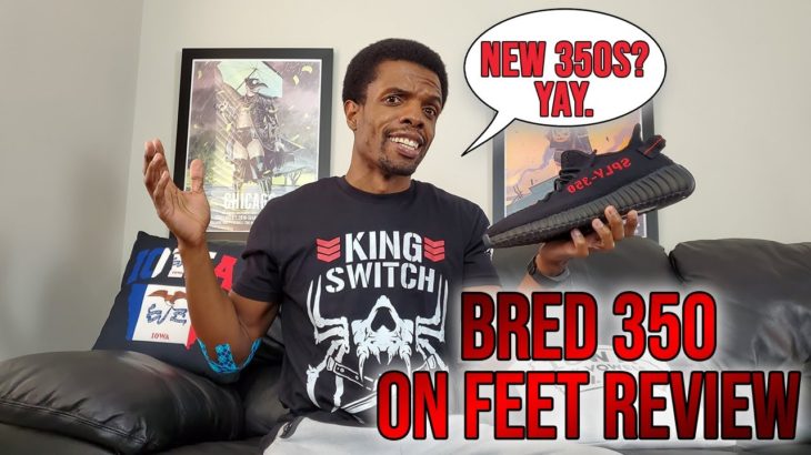 Adidas Yeezy Boost 350 v2 Bred [Black & Red] On Feet Review (CP9652)