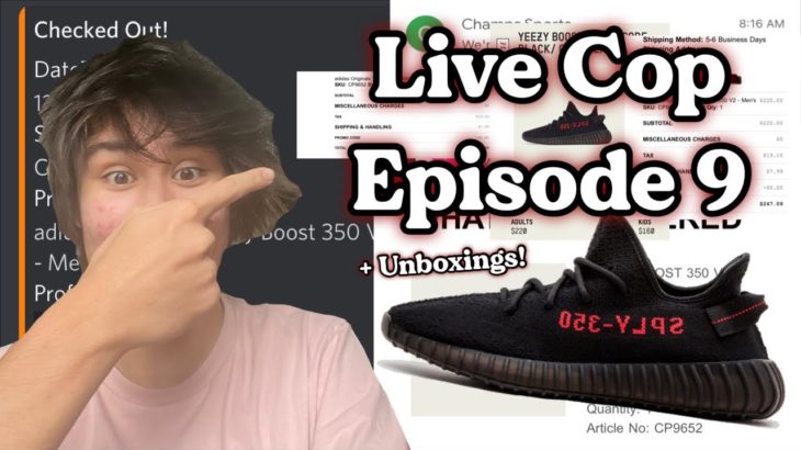 BRED COOKOUT! – Live Cop Ep. 9 Yeezy 350 v2 Bred and Unboxings