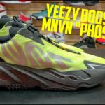 DETAILS LOOK YEEZY BOOST 700 MNVN “PHOSPHOR” IN HAND AND ON FOOT REVIEW