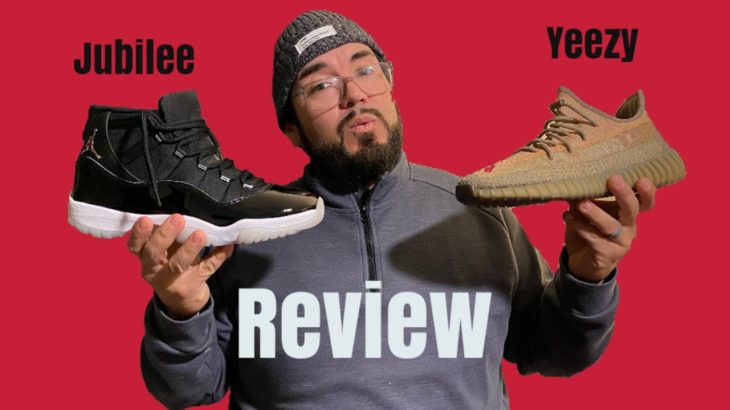 Jordan 11 Jubilee & Yeezy 350 V2 Sand Taupe Unboxing & On feet Review!!
