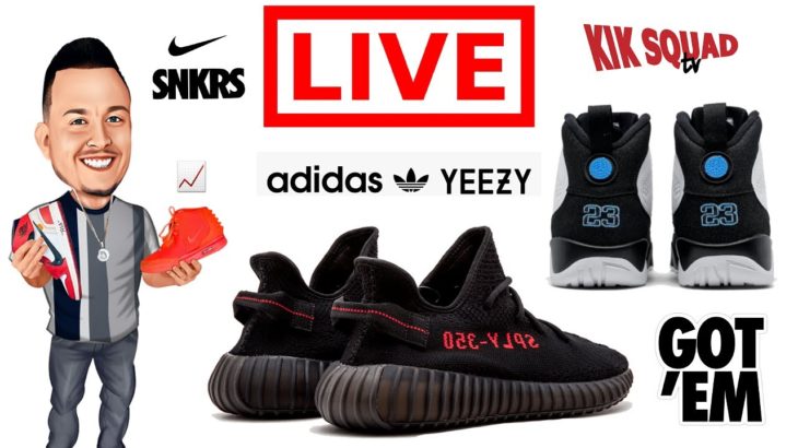 🚨LIVE COP🚨 ADIDAS YEEZY 350 V2 “BRED” & AIR JORDAN 9 “UNIVERSITY BLUE” LET’S GET THESE W’S
