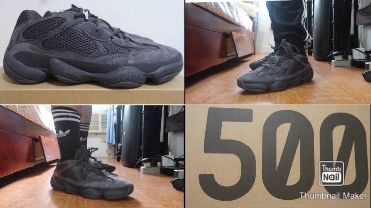 MUST COP! adidas YEEZY 500 UTILITY BLACK 2020 | ON FEET! | UNBOXING | AWESOME