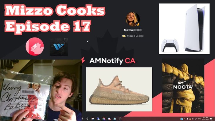 Mizzo Cooks Ep 17 – PS5 Restocks, Yeezy 350 Taupe, Drake Nocta, and more! Sneaker bot LIVE COP