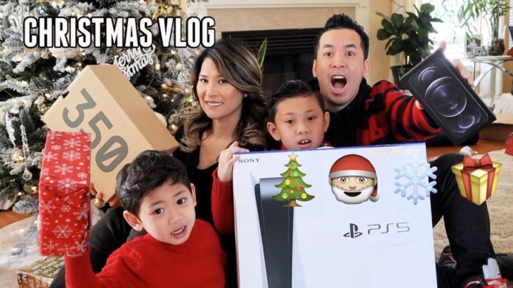 PS5 CHRISTMAS SURPRISE !!! DID WIFEY LIKE HER YEEZY GIFT ?? FAMILY VLOGMAS 2020