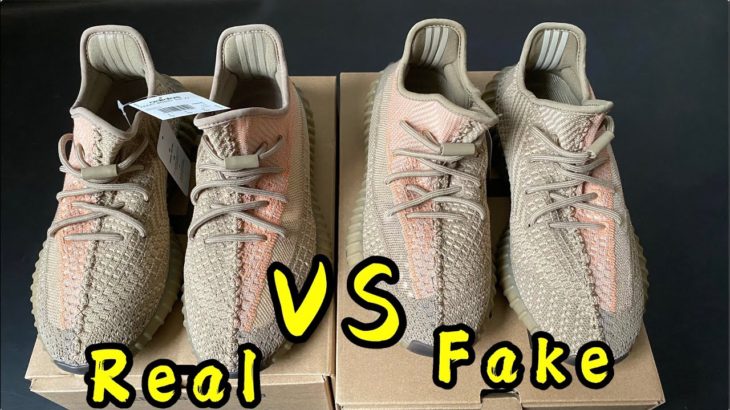 【REAL VS FAKE】 ADIDAS YEEZY 350 V2 SAND TAUPE REVIEW