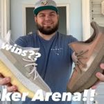 Sneaker Arena! Yeezy 350 V2 Sand Taupe vs. Yeezy 350 V2 Natural! Which wins??