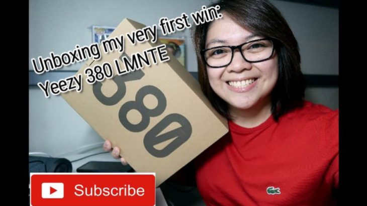 Unboxing my very first win: Yeezy 380 LMNTE