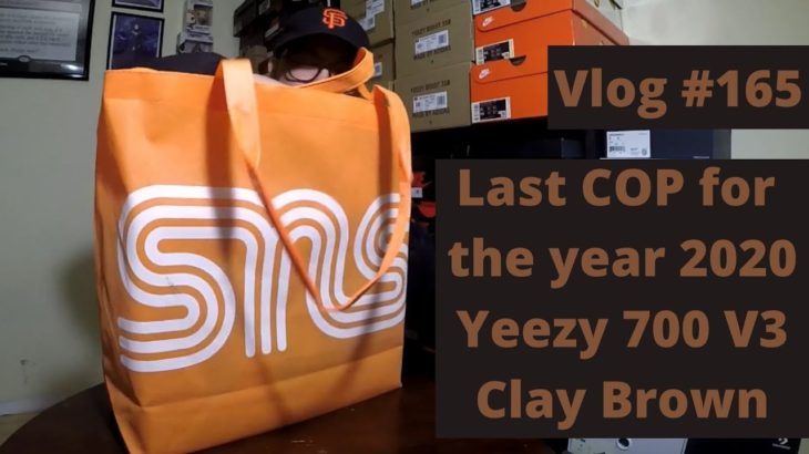 Vlog # 165 – My last sneaker purchase for year 2020 // adidas Yeezy 700 V3 Clay Brown