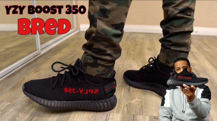 Yeezy 350 BRED On Foot!