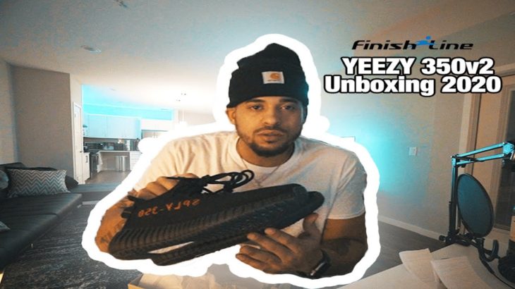 Yeezy 350v2 Unboxing from Finishline 2 pair Manual Cop!