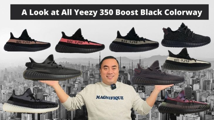 A Look at All Yeezy Boost 350 Black Colorways