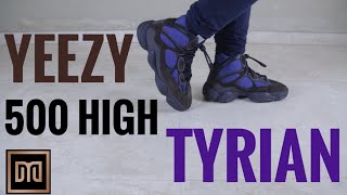Adidas Yeezy 500 High Tyrian unboxing and review