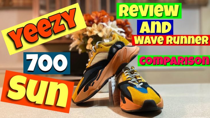 Adidas raffle came through! Yeezy 700 Sun review & comparison with Wave Runner.