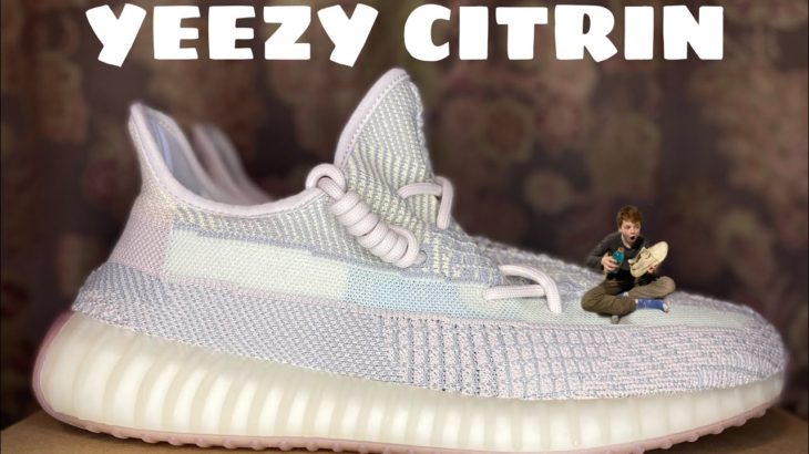 Gifted Retail Unboxing Yeezy 350 Boost V2 Citrin+(On foot Review)🔥🔥🔥