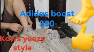 HOW TO LACE YEEZY BOOST 350 V2!! KAWS YEEZY STYLE!! BY GENCHE LOWCARB