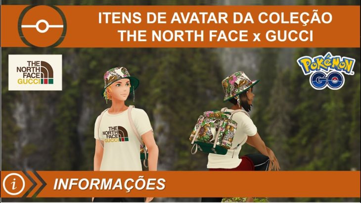 Itens de Avatar da Coleção The North Face x Gucci | Pokémon GO