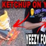 Sneakerhead Pours Ketchup on Yeezy  700 Sun,Adidas Yeezy Foam Runner V2 ? Sneaker News + GIVEAWAY
