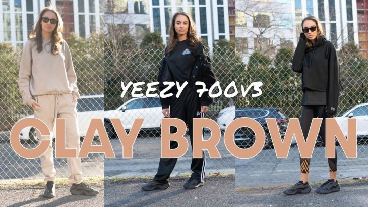YEEZY 700v3 CLAY BROWN ON Foot Review and Styling Haul featuring WALL-E!