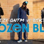 YEEZY QNTM FROZEN BLUE vs BSKTBL On Foot Review, Styling: Arzareth Vibes!  w/Guest MR. FREEZE!