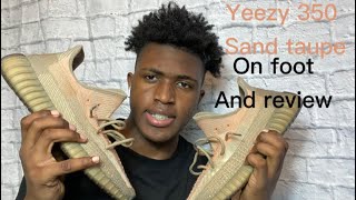 Yeezy 350 boost sand taupe on foot and review 🤝😎