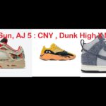 Yeezy 700 Sun , Dunk High Notre , Air Jordan 5 CNY – Live cop